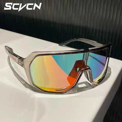 SCVCN Brand New Hiking Glasses Outdoor Sports Cycling Sunglasses UV400 Protective Glasses for Skiing Mountain Bike Accessories