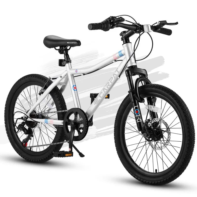 20 Inch Children's Mountain Bike With 7 Speed Sports for 7-15 Year Old Boys and Girls Sports Bicycles with Front dc brake