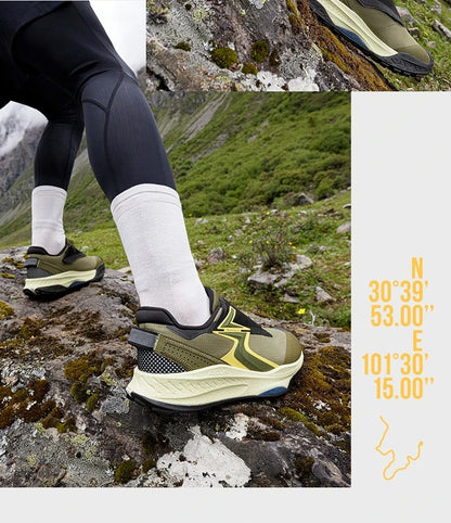 361 Degrees Men Running Shoes New Lightweight Soft Breathable Rebound Cushioning Non-Slip Outdoor Hiking Sneakers Male 672442208