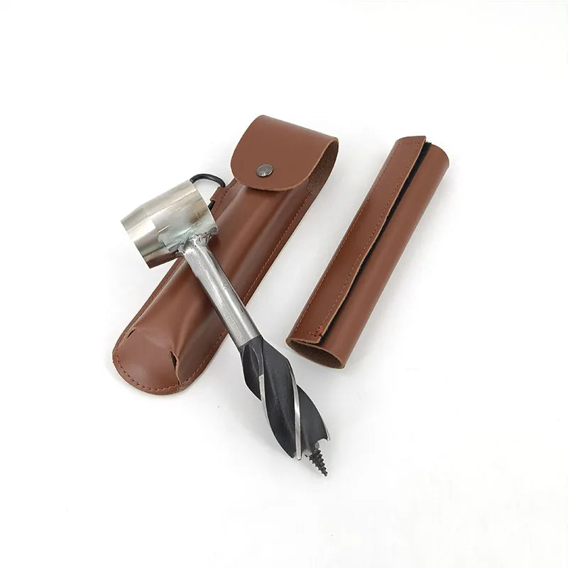 Auger Wrench Outdoor Multi Functional Survival Hand Drill Tools Jungle Crafts Drilling Drilling Tools For Wood  Accessories