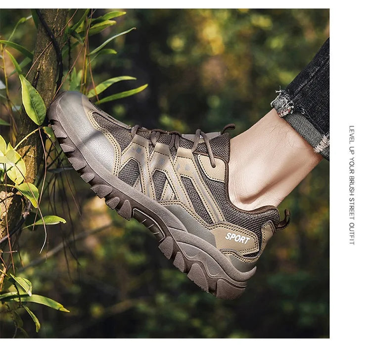 Women Men Hiking Shoes Outdoor Trekking Sports Climbing Camping Boots Non-slip Waterproof Walking Jogging Trainers Sneakers