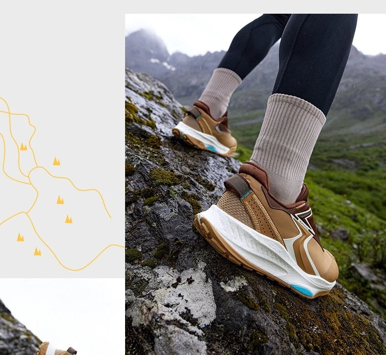 361 Degrees Men Running Shoes New Lightweight Soft Breathable Rebound Cushioning Non-Slip Outdoor Hiking Sneakers Male 672442208