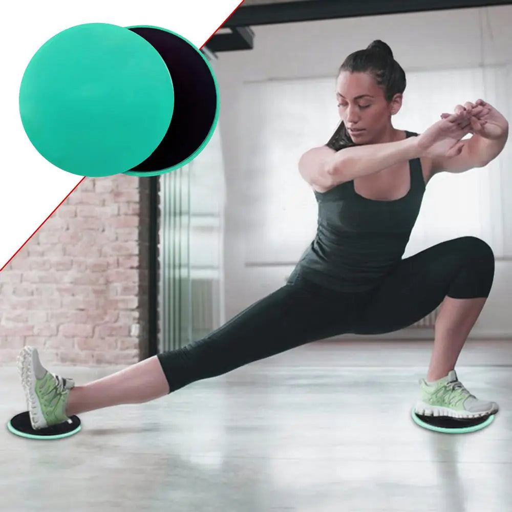 2Pcs Fitness Core Sliders Exercise Gliding Discs Slider Full-Body Workout Accessories Abdominal Training Yoga Sports Equipment