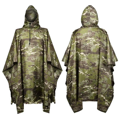 Rain Coat Women Men Simulation Tree Breathable Outdoor Raincoats Poncho Waterproof Rain Hiking Hunting Camp Fishing Gear Cover