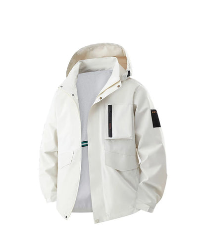 CHRLCK Men Women Hiking Jackets Waterproof Large Size Spring Autumn Windbreaker Camping Climbing Outdoor Coats Unisex