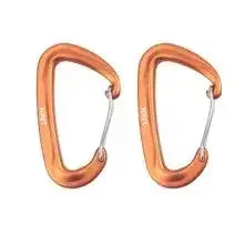 1/2Pcs Outdoor Multi-Function Climbing Hook Aluminum Alloy Camping Rock Climbing Safety D-Type Spring Hook Climbing Hook