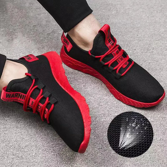 Men's Net Cloth Shoes New Lightweight All-match Leisure Sports Shoes 2025 Leisure Breathable Students A Slip-on Net Sneakers