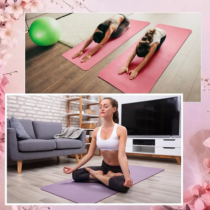 12 Pack Yoga Mat Bulk 4mm Thick Extra Long Sports Mat Anti Slip Tear Resistant Yoga Exercise Set for Fitness Stretching Home Wo