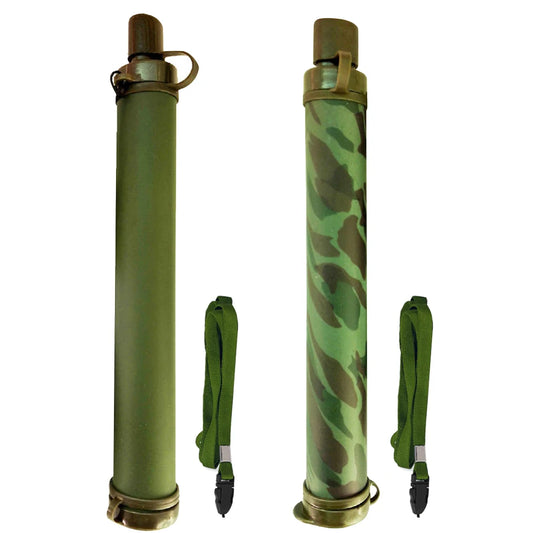 Portable Straw Water Filter Water Filtration Straw Compact Water Purification Filter Lightweight for Camping Traveling