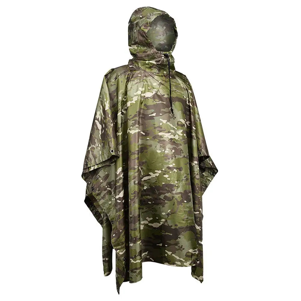 Rain Coat Women Men Simulation Tree Breathable Outdoor Raincoats Poncho Waterproof Rain Hiking Hunting Camp Fishing Gear Cover