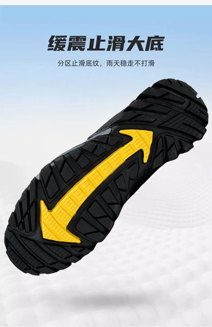 Shidawa Men Non-slip Fishing Shoes Outdoor Sports Breathable Hunting Boots Large Mesh Quick-drying Upstream Shoes Cycling Shoes