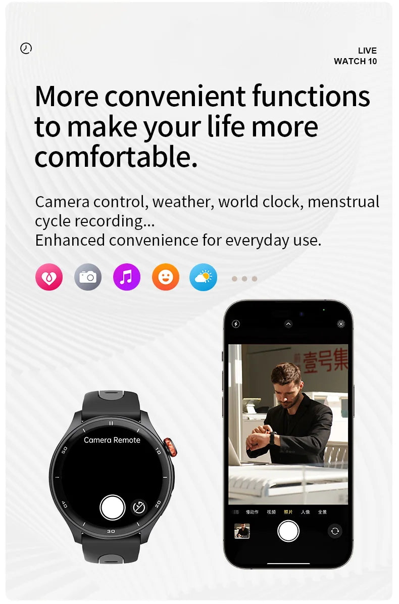 IGPSPORT LW10 Cycling Running Watch Sports GPS Location Route Navigation Calling Heart Rate Monitor AMOLED Screen Fitness Data