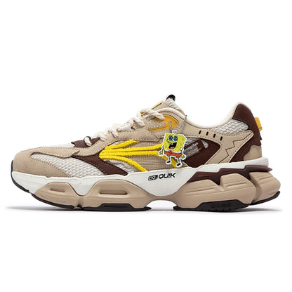 361 Degrees Men Casual Sports Shoes Summer Mesh Breathable Outdoor Comfortable Retro Light Thick-soled Male Sneakers 672436773