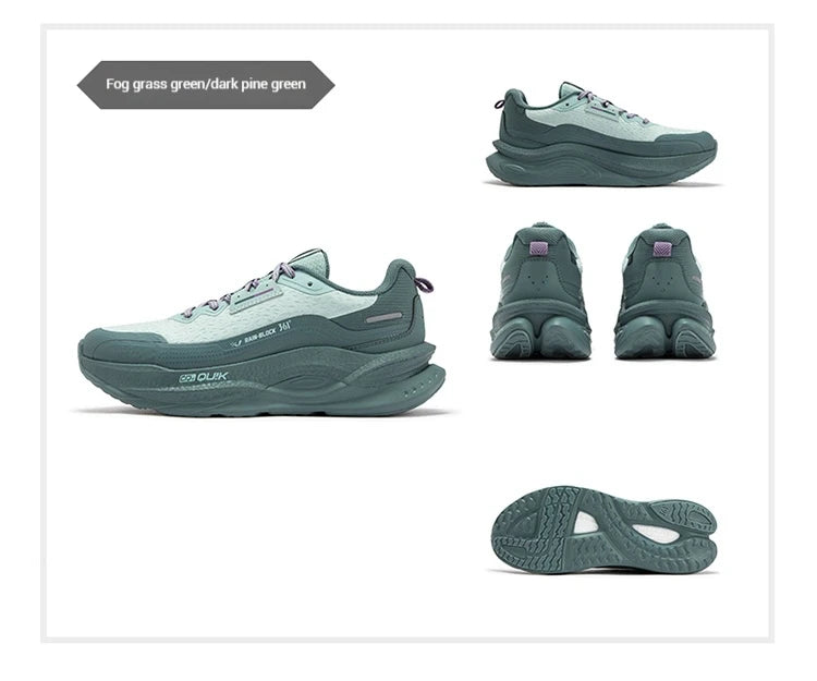 361 Degrees Fierce 5.0 Rainblock Men Running Shoes Anti Splash Rainproof Grippy Rebound Durable Flexible Male Sneakers 672532216