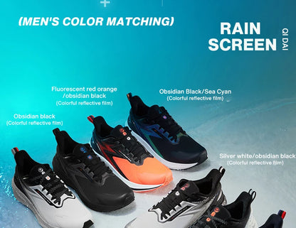 361 Degrees NEW Rainblock 7.0 Anti Splash Rainproof Running Shoes Technology Night Reflective Cushioning Man Sneakers 572342228