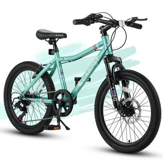 20 Inch Children's Mountain Bike With 7 Speed Sports for 7-15 Year Old Boys and Girls Sports Bicycles with Front dc brake