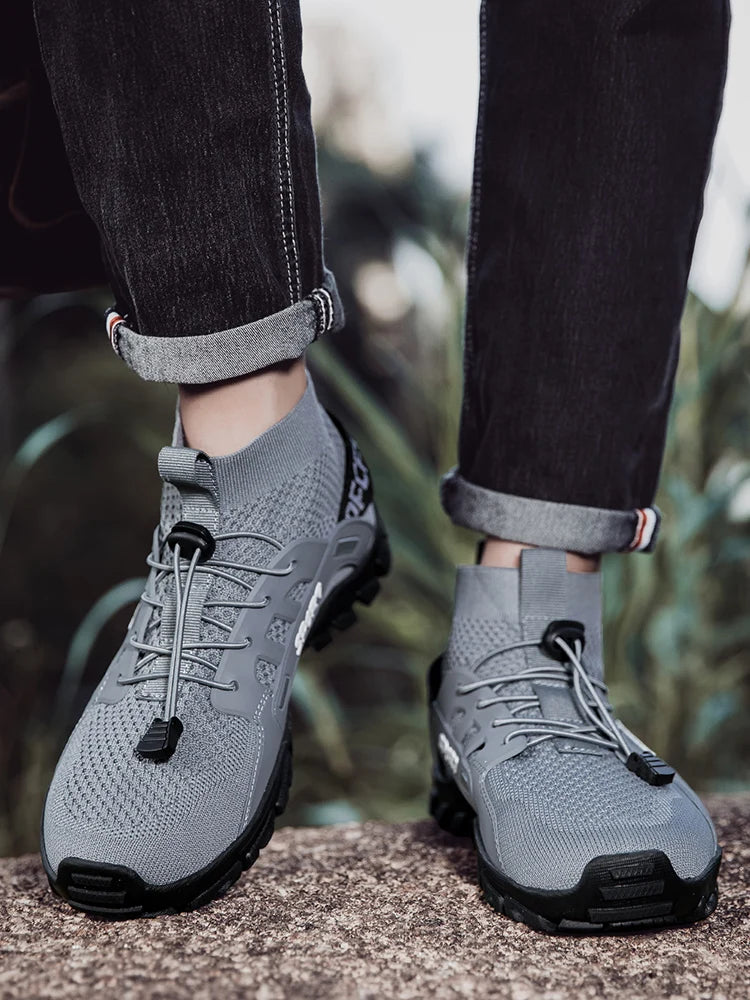 Men's and Women's Hiking Shoes, High Breathable Mesh Boots, Comfortable, Quick-drying, Hiking, Suitable For Travel And Leisure