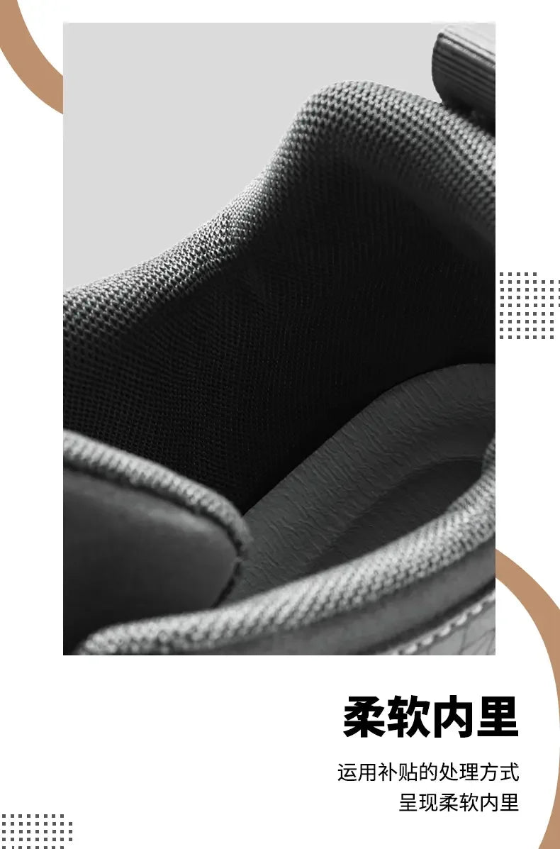 Men's Flat Sports Shoes Autumn 2024 New Outdoor Men's Vulcanized Shoes Casual Running Shoes Versatile Fashion Trend Work Boots