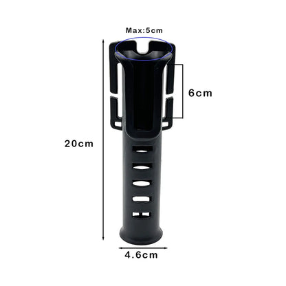 Shawto Multi-function Nylon Belt Rod Holder Portable Pole Inserter Fishing Rod Pesca Rack Quick Belt Holder Inserting Device