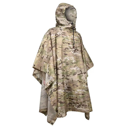 Rain Coat Women Men Simulation Tree Breathable Outdoor Raincoats Poncho Waterproof Rain Hiking Hunting Camp Fishing Gear Cover