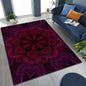2026 Rainbow Mandala Flower Chakras Yoga Bohemia Art Rug for Bedroom Living Room Sofa Home Doormat Decor,Kid Non-slip Floor Mat