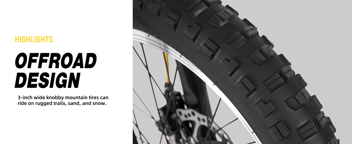 JOYSTAR 20 Inch Mountain Bike for Kids Ages 7-12 Year Old, Fat Tires, 7 Speed Shimano Drivetrain, Disc Brakes, Fat Tire Bicycles