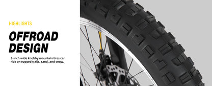 JOYSTAR 20 Inch Mountain Bike for Kids Ages 7-12 Year Old, Fat Tires, 7 Speed Shimano Drivetrain, Disc Brakes, Fat Tire Bicycles