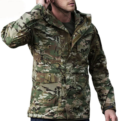 M65 UK Clothes Windproof Hunting Field Jackets Mens Winter/Autumn Waterproof Pilot Train Coat Hoodie Three Colors
