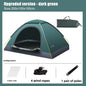 Fully automatic tent, outdoor manual setup, outdoor camping, thickened rain and sun protection, indoor warmth, beach park