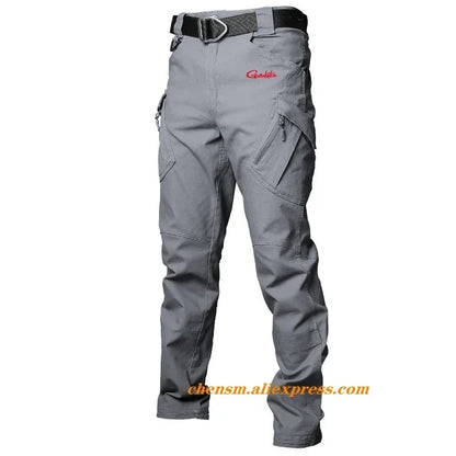 Gamakatsu Fishing Pants Waterproof Multi-pocket Outdoor Trousers Sports Breathable Fishing Clothes Outdoor Hiking Fishing Wear