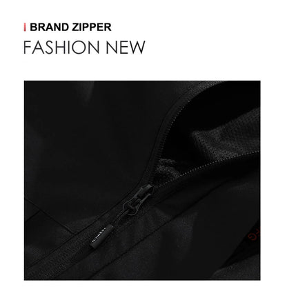 CHRLCK Men Women Hiking Jackets Waterproof Large Size Spring Autumn Windbreaker Camping Climbing Outdoor Coats Unisex