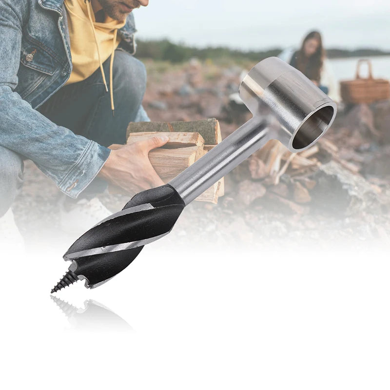 Outdoor Survival Auger Wrench Drill Woodworking Hand Tools For Wild Life Jungle Crafts Camping Bushcraft Drilling Accessories