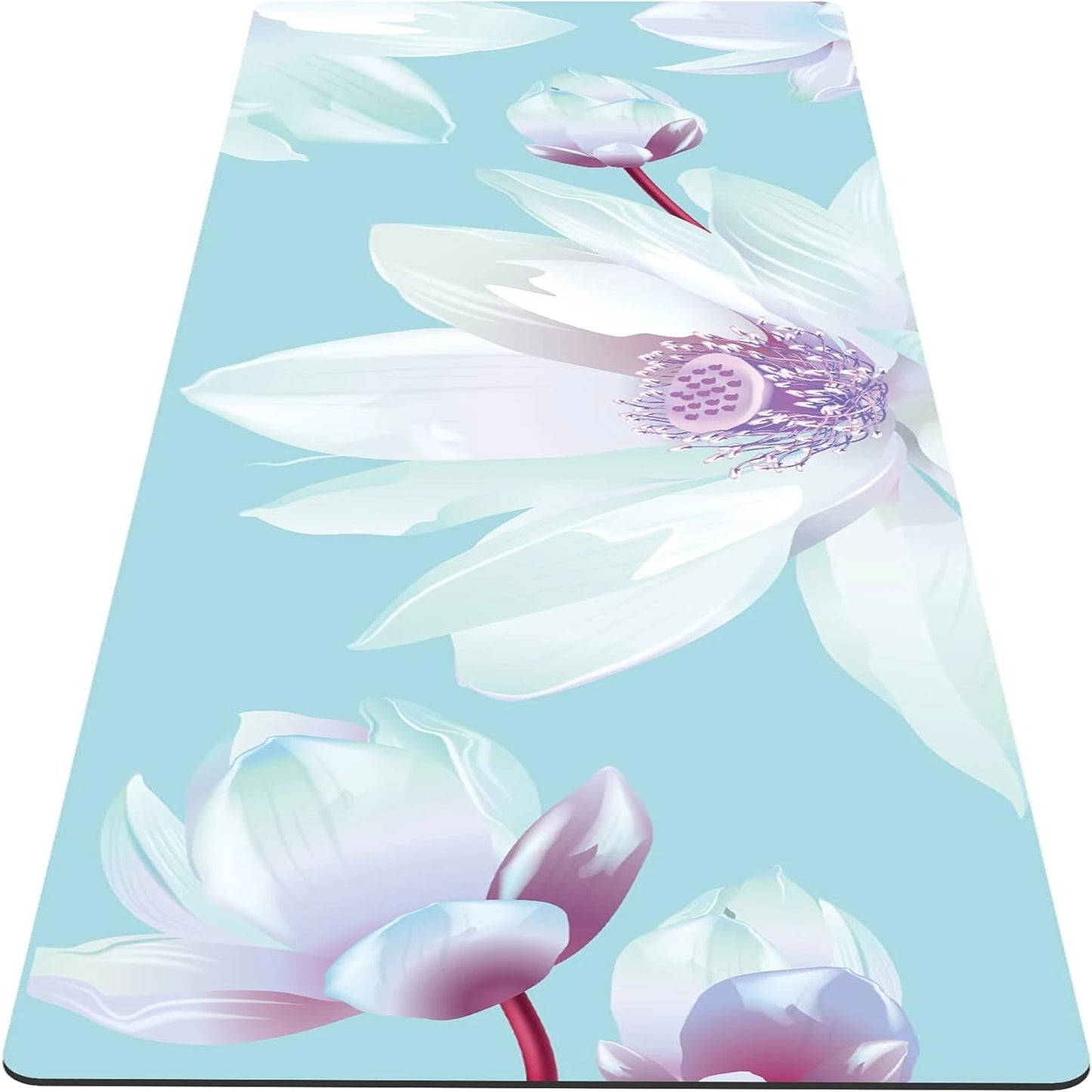 Ultimate Workout Mat - Beautiful Extra Thick TPE Yoga Mat with Non Slip Surface and Carrying Bag - 6MM Thick, 72"x24" Size - Ide