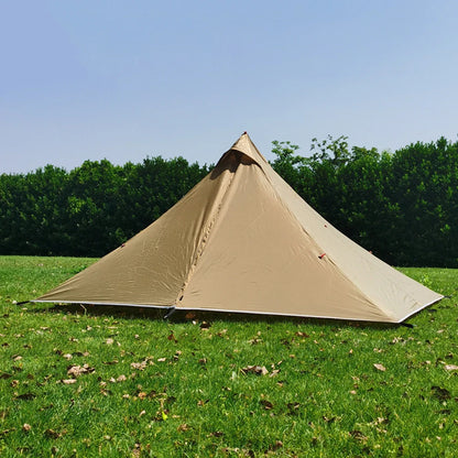 Camping Outdoor Ultralight Tipi Teepee Tent Pyramid Double Layer Bushcraft 1 Person Tents Hot Tent Waterproof