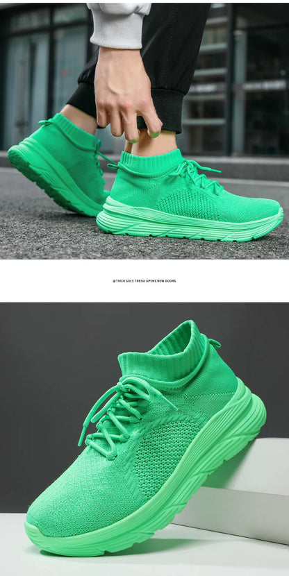 High Quality Men's Sneakers Mesh Casual Shoes Autumn 2024 New Breathable Men Shoes Tennis Male Flat Shoe Zapatillas Hombre