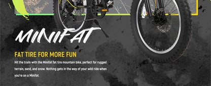 JOYSTAR 20 Inch Mountain Bike for Kids Ages 7-12 Year Old, Fat Tires, 7 Speed Shimano Drivetrain, Disc Brakes, Fat Tire Bicycles