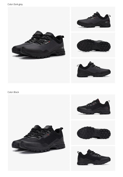 Baasploa Men's Anti-Skid and Wear-Resistant Hiking Travel Shoes Fashion Waterproof Outdoor Sneaker Comfortable Male Sport Shoes