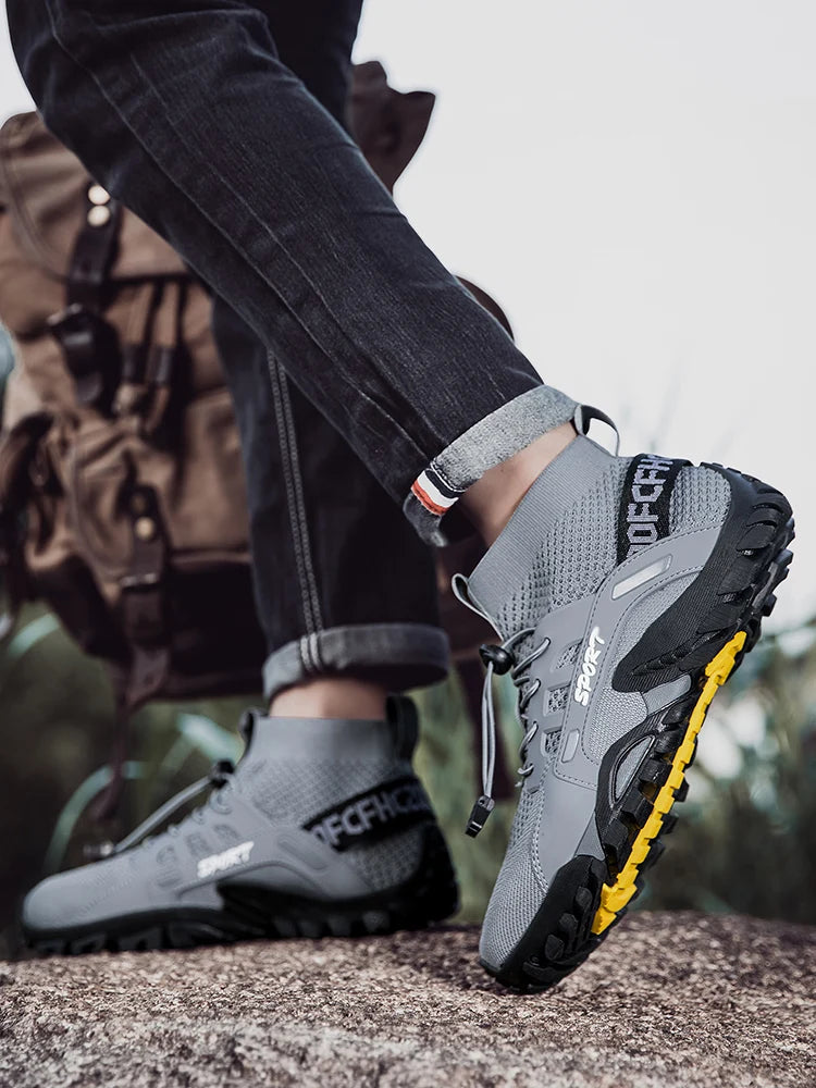 Men's and Women's Hiking Shoes, High Breathable Mesh Boots, Comfortable, Quick-drying, Hiking, Suitable For Travel And Leisure