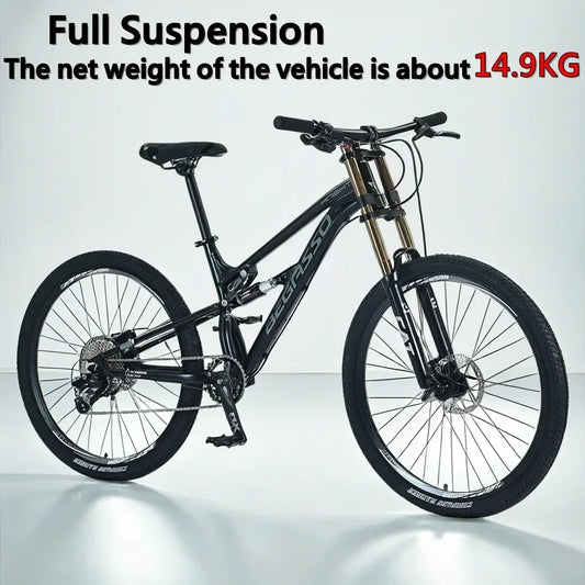 26/27.5 inch MTB Full Suspension soft tail mountain bike hydraulic disc brake off-road racing DH 11 speed Cross Country Bicycle
