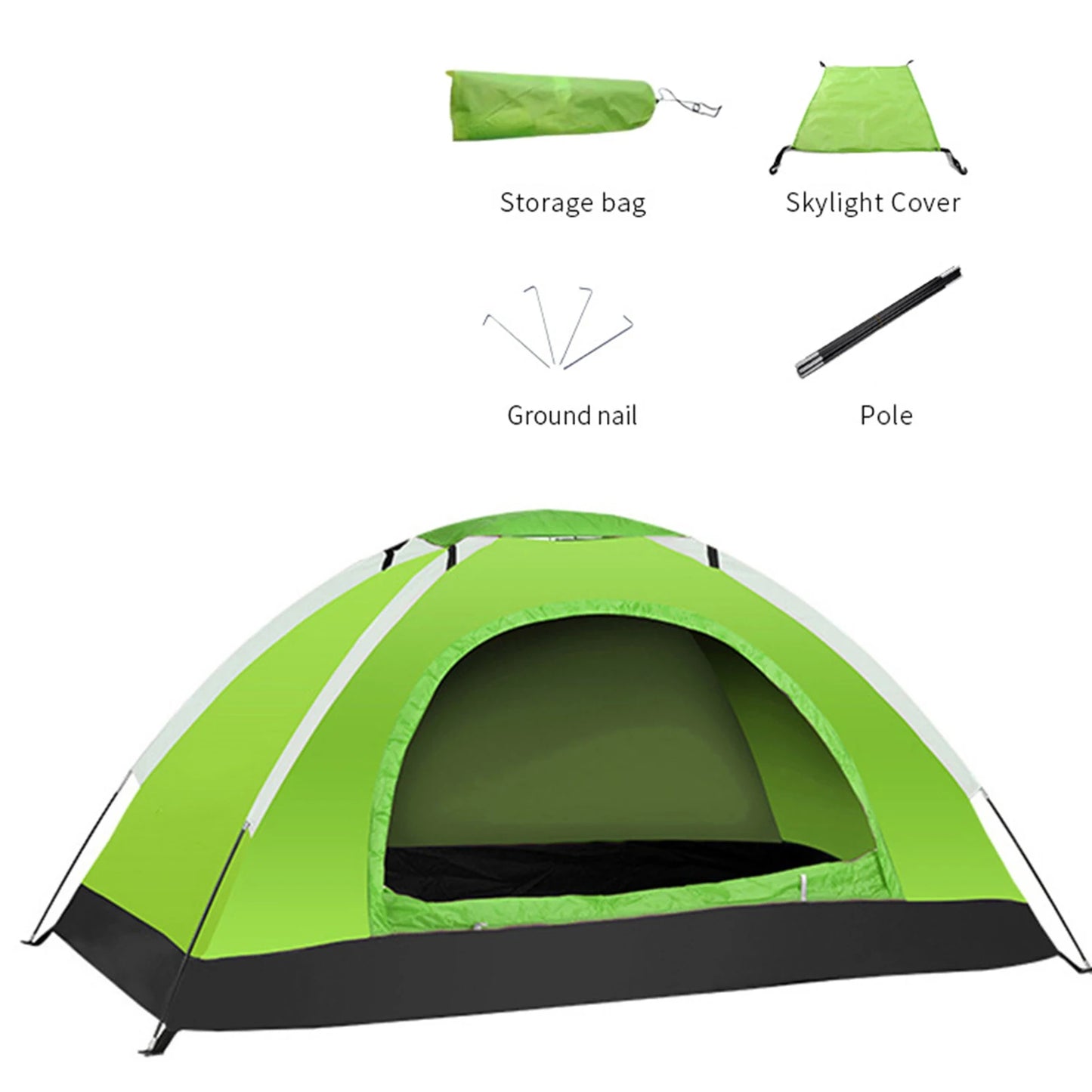 1/2 Person Ultralight Camping Tent Single 1/2 Person Ultralight Camping Tent Single For Outdoor Beach Fishing Backpacking Trip