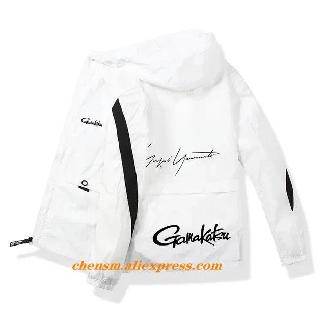 2024 Gamakatsu Fishing Clothing Hooded Fishing Wear Outdoor Sport Fishing Shirts Mens Breathable Running Clothes Fishing Jackets