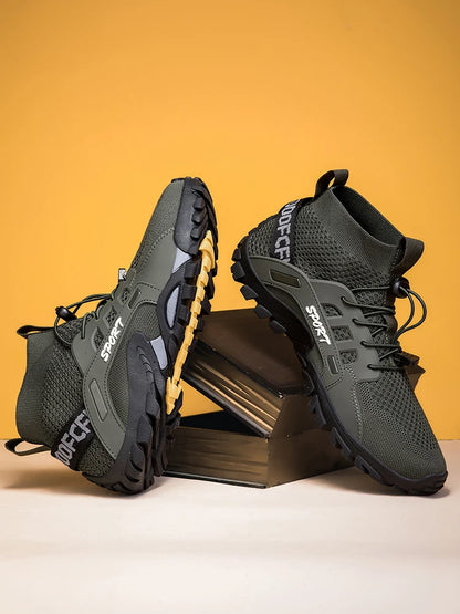 Men's and Women's Hiking Shoes, High Breathable Mesh Boots, Comfortable, Quick-drying, Hiking, Suitable For Travel And Leisure