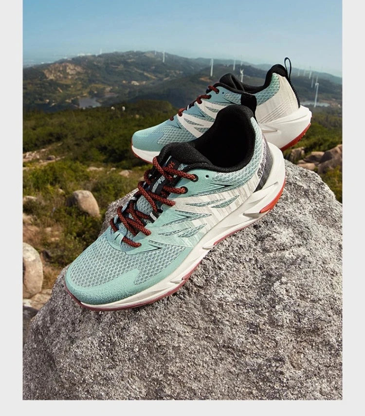 361 Degrees Yushan 2.0 Men Running Shoes New Leather Hiking Cushioning Light Breathable Outdoor Jogging Male Sneakers 672512234