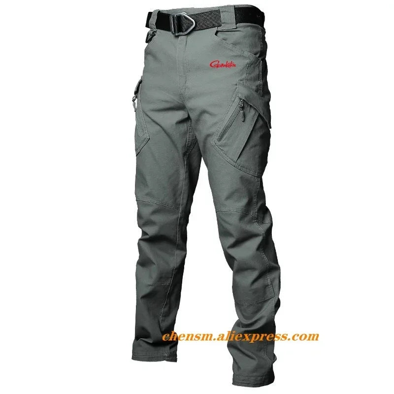 Gamakatsu Fishing Pants Waterproof Multi-pocket Outdoor Trousers Sports Breathable Fishing Clothes Outdoor Hiking Fishing Wear
