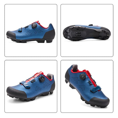 Santic Cycling MTB Shoes Men Professional Mountain Bike Lock MTB Cycling Shoes Accessories Breathable Self-Locking Shoes
