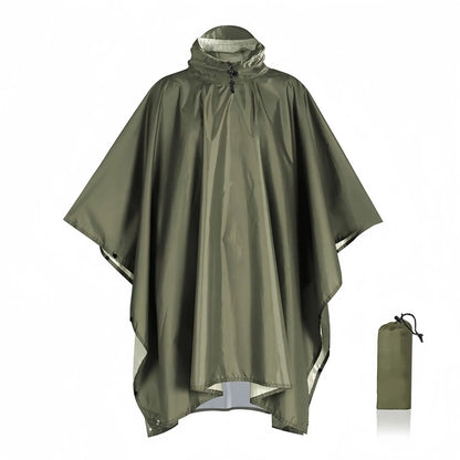 New 3 in 1 Outdoor Raincoat Waterproof Multifunction Rain Cover Lightweight Large Outdoor Rainwear Hiking Travel