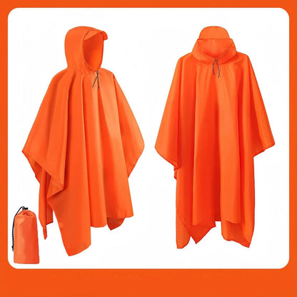 New 3 in 1 Outdoor Raincoat Waterproof Multifunction Rain Cover Lightweight Large Outdoor Rainwear Hiking Travel