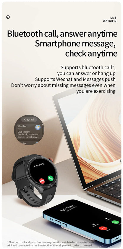 IGPSPORT LW10 Cycling Running Watch Sports GPS Location Route Navigation Calling Heart Rate Monitor AMOLED Screen Fitness Data