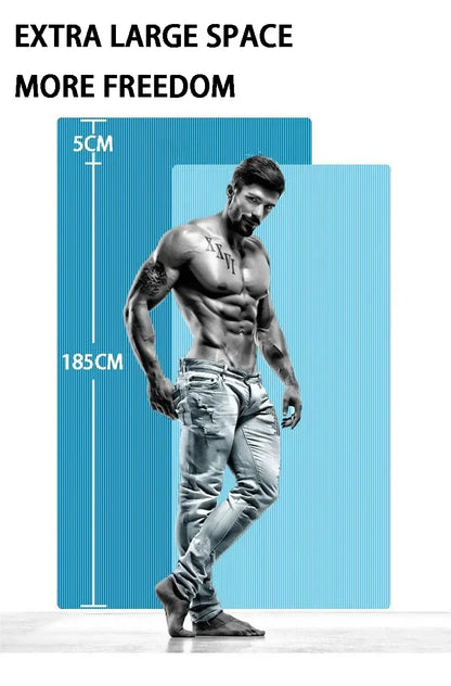 Thickened 15mm NBR Yoga Mat Double-sided Anti Slip Sports Fitness Mat Sports Yoga and Pilates Gymnastics Mat Fitness Equipment