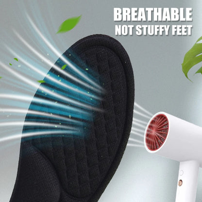 12/2pcs Soft Memory Foam Orthopedic Insoles Deodorizing Insole for Shoes Sports Absorbs Sweat Antibacterial Shoe Accessories